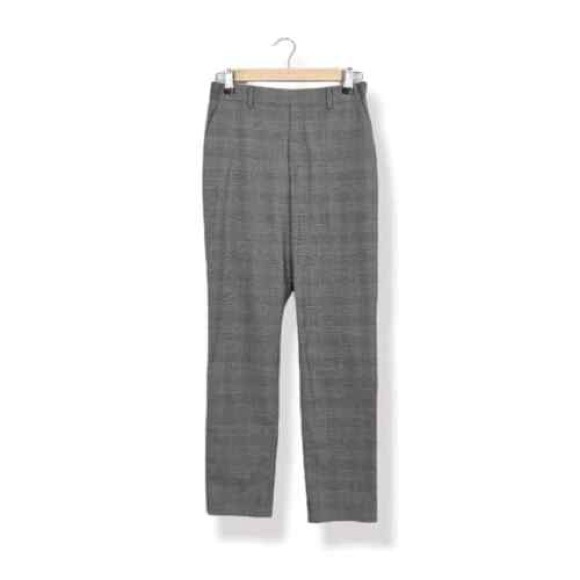 grey uniqlo plaid trouser - Picture 1 of 6